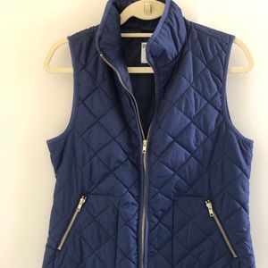 Old Navy Navy Quilted Puffer Vest